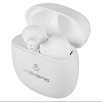 Volkano Sleek Series True Wireless Earphones (White)