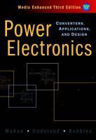Power Electronics - Converters, Applications, and Design