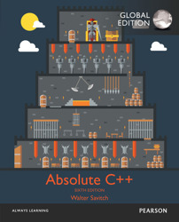 Absolute C++ Global Edition