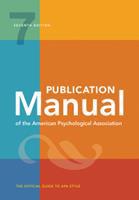 Publication Manual of the American Psychological Association (E-Book)