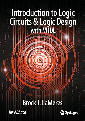 Introduction to Logic Circuits Logic Design with VHDL